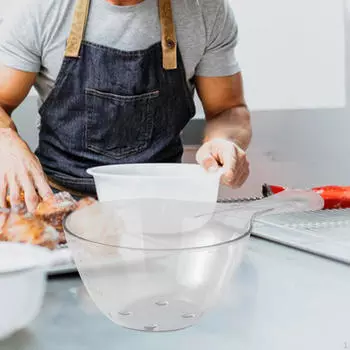 Ковш для чистой воды с легко читаемой маркировкой для использования дома и в саду белый