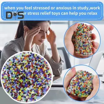 Ковыряние кожи игрушка-фиджет снятие стресса волосы ногти Ковыряние кожи альтернатива круглая бусина пинцет дерматилломания трихотилломания сенсорная игрушка дети взрослые Circle