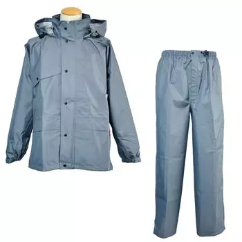 Koyanagi Breathable Waterproof Entrant Rainwear New Grand Slam Rain Gray L #8200 серый