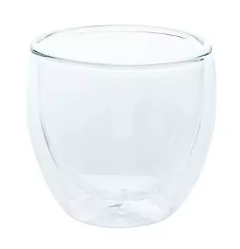 Koyo Pottery Glass Double Wall Cup 85ml G9001034 Heat-Resistant