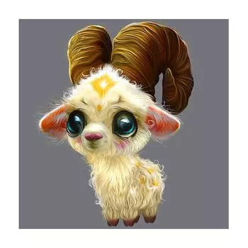 Коза 5D DIY Алмазная краска Вышивка Стразы для вышивки крестом Комплект домашнего декора