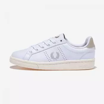 Кожа Fred Perry B721 B6312 White Light Oyster T32 220