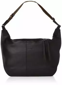 Кожа x Нейлон Полумесяц Наплечная Сумка Размер L Хаки [Isaac] Y92-17-02 хаки