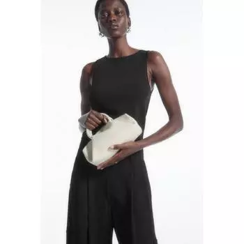 Кожаная большая сумка COS Japan Fold Micro