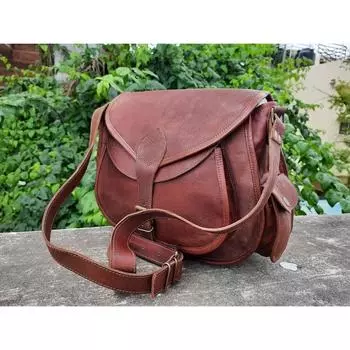 Кожаная большая сумка, кожаная сумка через плечо, сумка с напуском, мягкая кожаная сумка, большая большая сумка, подарок на день рождения для нее 10 x 13 x 5 in коричневый