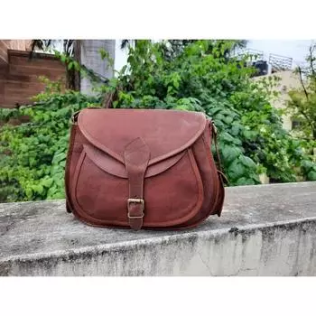 Кожаная большая сумка, кожаная сумка через плечо, сумка с напуском, мягкая кожаная сумка, большая большая сумка, подарок на день рождения для нее 10 x 13 x 5 in коричневый