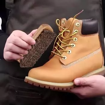 Кожаная футбольная щетка Компактный размер Портативное футбольное тренировочное оборудование Широко используемая щетка для чистки обуви для удаления грязи