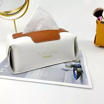 Кожаная коробка для салфеток, автомобильная туалетная насосная коробка, украшение для дома, гостиной, спальни, кухни, настольный скандинавский большой ящик для хранения