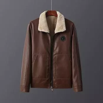 Кожаная куртка для мужчин, осенний новый стиль, мужская кожаная куртка, мужское пальто, красивая мотоциклетная куртка, кожаная одежда, модные топы M