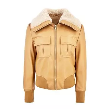 Кожаная куртка для женщин, зимняя, новый стиль, меховой воротник, дизайнерская куртка, приталенная, короткая, из овечьей шерсти, плюс замшевая кожаная куртка XS