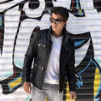 Кожаная куртка Vivamood из овчины