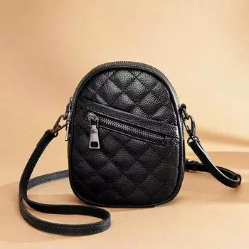 Кожаная маленькая женская сумка с бриллиантами для мобильного телефона, сумка-мессенджер для мобильного телефона, вертикальная сумка на плечо бордовый