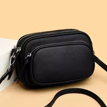 Кожаная модная повседневная сумка женская модная сумка через плечо с узором личи маленькая квадратная сумка бордовый