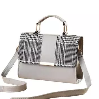 Кожаная модная сумка через плечо из искусственной кожи для женщин - вместительная модная сумка через плечо