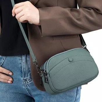 Кожаная модная сумка для мамы, сумка для мобильного телефона, мини-простая сумка через плечо, женская сумка через плечо для пожилых людей, большая вместимость чёрный