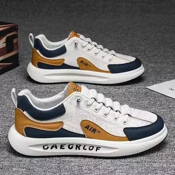 Кожаная мужская обувь, мужские кроссовки без шнуровки, уличная повседневная обувь для мужчин, удобная спортивная обувь, вулканизированные кроссовки Tenis Masculino 39 чёрный