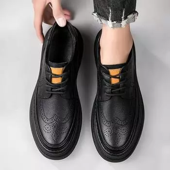 Кожаная мужская обувь ручной работы, повседневные удобные мужские лоферы, кожаная обувь без шнуровки, мужская обувь на плоской подошве, лидер продаж, мужская прогулочная обувь