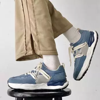 Кожаная мужская повседневная обувь, весна-лето, мужская обувь на платформе, кроссовки для бега на плоской подошве с шнуровкой, дышащая уличная обувь Sapato Masculino 39 темно-серого