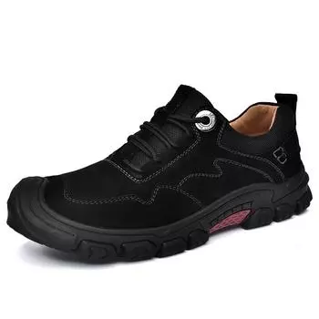 Кожаная обувь, мужская ленивая обувь, весна-лето 2024, новая мужская дышащая уличная повседневная обувь