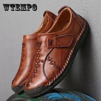 Кожаная обувь Мужские летние кроссовки Мужские Tenis Masculino Дышащие мокасины Мужские 38 чёрный