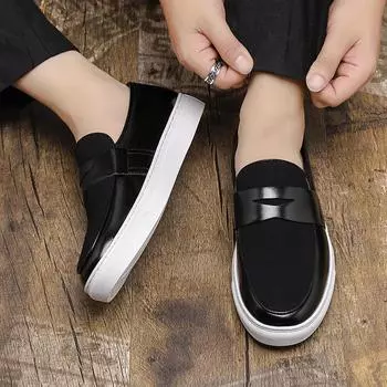 Кожаная обувь Повседневная деловая обувь для мужчин Платье Tenis De Hombre Мокасины Мокасин Tenis Caballero Дизайнерская 38 красный