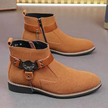 Кожаная обувь Повседневная деловая обувь для мужчин Платье Tenis De Hombre Мокасины Мокасин Tenis Caballero Дизайнерская 38 коричневый