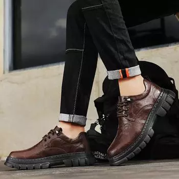 Кожаная обувь Повседневная деловая обувь для мужчин Платье Tenis De Hombre Мокасины Мокасин Tenis Caballero Дизайнерская 38 коричневый