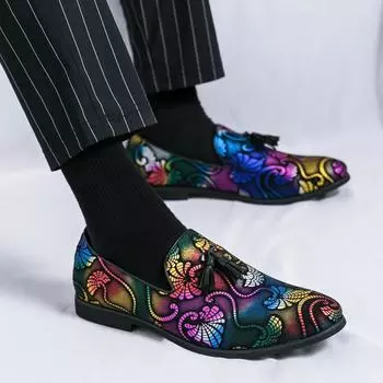 Кожаная обувь Повседневная деловая обувь для мужчин Платье Tenis De Hombre Мокасины Мокасин Tenis Caballero Дизайнерская 38