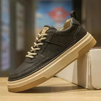 Кожаная обувь Повседневная деловая обувь для мужчин Платье Tenis De Hombre Мокасины Мокасин Tenis Caballero Дизайнерская 39 чёрный