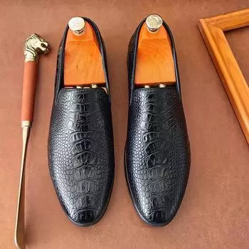 Кожаная обувь Повседневная деловая обувь для мужчин Платье Tenis De Hombre Мокасины Мокасин Tenis Caballero Дизайнерские кроссовки 38 чёрный