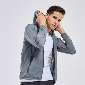 Кожаная одежда Мужская одежда для электромобилей, солнцезащитная одежда Женская одежда для защиты от солнца Легкий спортивный кожаный тренч, цельный M