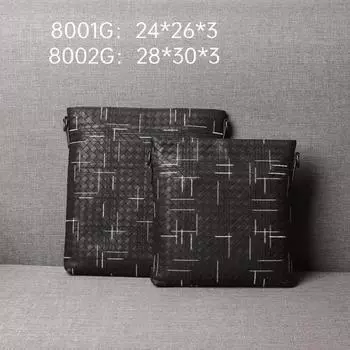 Кожаная плетеная сумка через плечо, большая вместимость, вертикальная сумка через плечо, модная молодежная сумка через плечо с вышивкой 24x26x3 чёрный