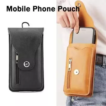 Кожаная поясная сумка для телефона для iPhone 14 13 Pro Max, зажим для ремня, кошелек, чехол с слотом для карт для Apple 12 Mini 11 Pro Max XR X XS Max хаки