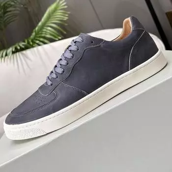 Кожаная повседневная мужская обувь высокого качества, осенне-зимняя мужская обувь на шнуровке в стиле ретро из воловьей кожи 45 оранжевый