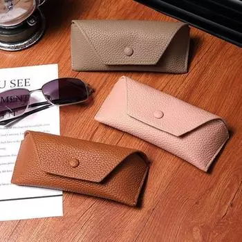 Кожаная разноцветная сумка для очков, сумка для хранения солнцезащитных очков, футляр для очков, защитный чехол, футляр для очков