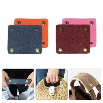 Кожаная ручка с защитой от ударов, защитный чехол для багажа, мягкий чемодан, ручка для дорожной сумки бежевый