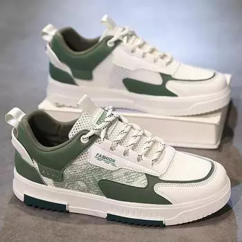 Кожаная сетчатая дышащая и удобная плоская подошва для мужчин, повседневная, для работы, отдыха, спорта, толстая подошва, увеличивающая рост, мужская обувь 39