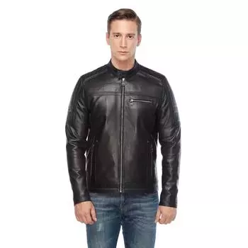 Кожаная спортивная кожаная куртка Crisby