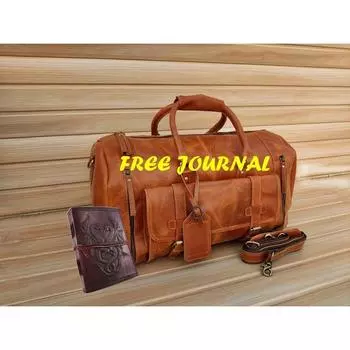 Кожаная спортивная сумка, кожаная сумка для выходных ручной работы, спортивная сумка, спортивная сумка для отпуска, кожаная дорожная сумка, ночная сумка, подарок 22 x 11 x 11 in коричневый