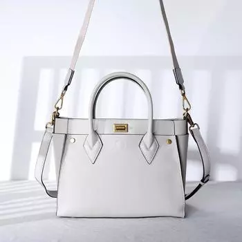 Кожаная сумка Большая вместительная сумка Квадратная сумка для поездок на работу Модная сумка через плечо с рисунком первого слоя из коровьей кожи Женская сумка