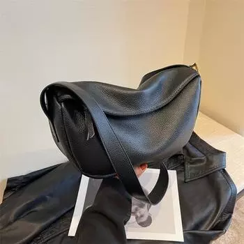 Кожаная сумка через плечо, большая вместимость, мягкая кожаная сумка для пельменей, сумки, первый слой из коровьей кожи, сумка через плечо коричневый