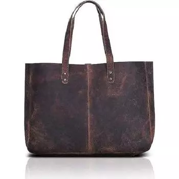 Кожаная сумка через плечо для женщин, кошелек-ранец, дорожная сумка для покупок, многофункциональная сумка-мессенджер 15 x 12 x 5 in коричневый