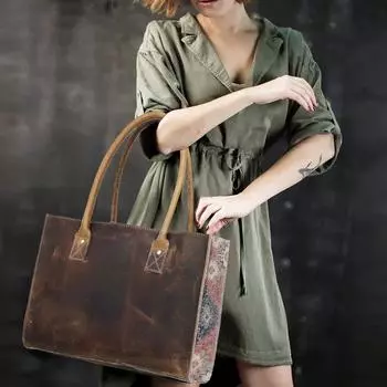 Кожаная сумка через плечо для женщин, кошелек-ранец, дорожная сумка для покупок, многофункциональная сумка-мессенджер 16 x 12 x 4 in