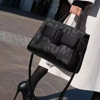 Кожаная сумка через плечо для женщин, повседневная большая сумка