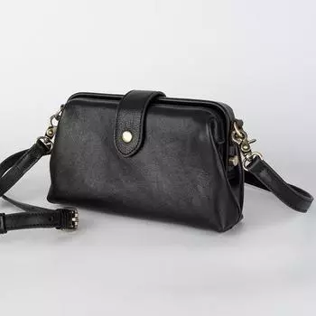 Кожаная сумка через плечо, модная и универсальная сумка для мобильного телефона. Элегантная сумка на одно плечо из натуральной кожи в стиле ретро