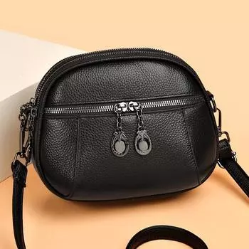 Кожаная сумка через плечо, модная сумка-мессенджер, модная женская сумка в иностранном стиле для женщин хаки