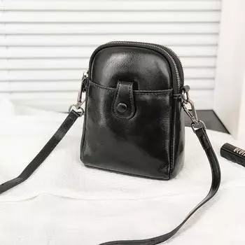 Кожаная сумка для мобильного телефона, женская маленькая сумка, модная, простая, темпераментная, высококачественная кожаная вертикальная сумка-мессенджер через плечо жёлтый