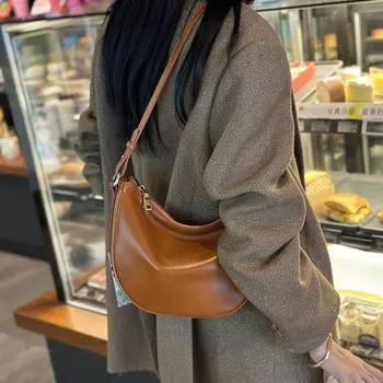 Кожаная сумка-мессенджер для женщин, модная универсальная сумка из мягкой коровьей кожи большой вместимости для посещения работы