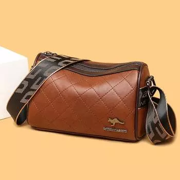 Кожаная сумка-мессенджер для женщин, вышитая сумка, женская сумка через плечо