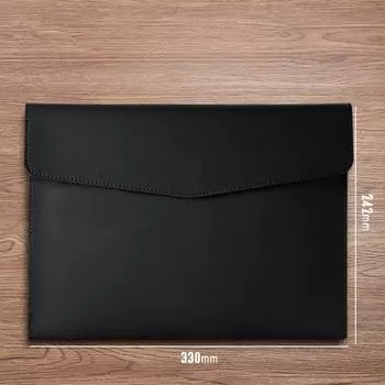 Кожаная сумка-папка формата А4, сумка-папка, кнопка для данных, сумка для хранения деловых документов, портативная и большой вместимости